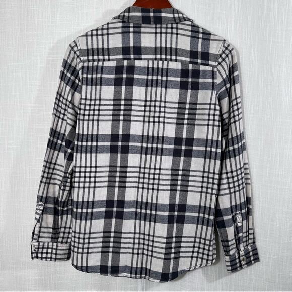 Field & Stream Button Down Cotton Blend Flannel Shirt Top Size S - Picture 9 of 12